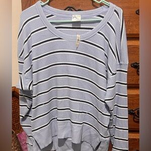 Aerie Striped Long Sleeve Sweater